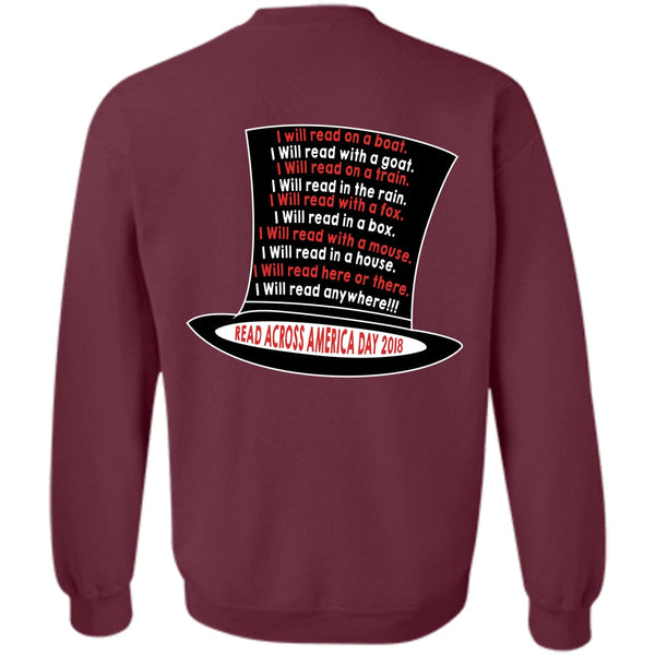Dr. Seuss T Shirt, I Will Read Here Or There T Shirt, Read Across America Day 2018 Sweatshirt