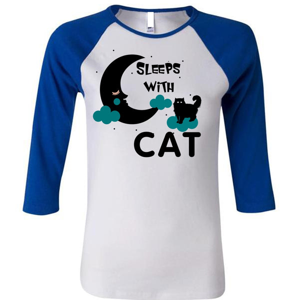 Sleeps With Cat T Shirt, I Love My Cat T Shirt, Favorite T Shirt