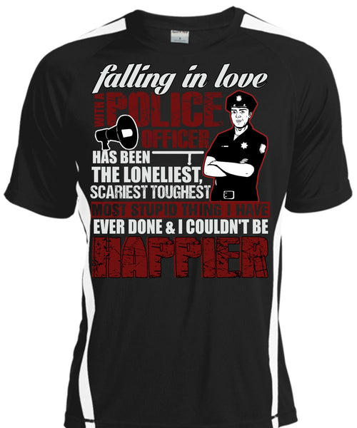 A black t-shirt with the shopify logo