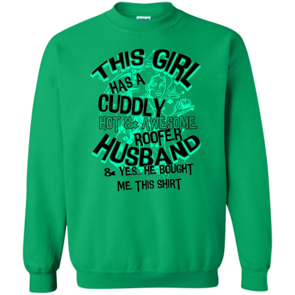 Coolest Roofer T Shirt, Awesome Roofer Husband Sweatshirt