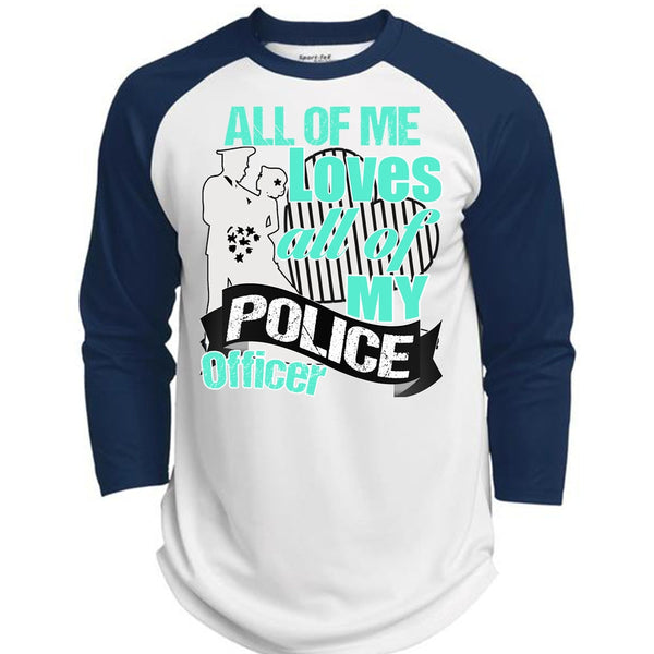 My Police Officer T Shirt, I Love Police T Shirt, Awesome T-Shirts  (Polyester Game Baseball Jersey)