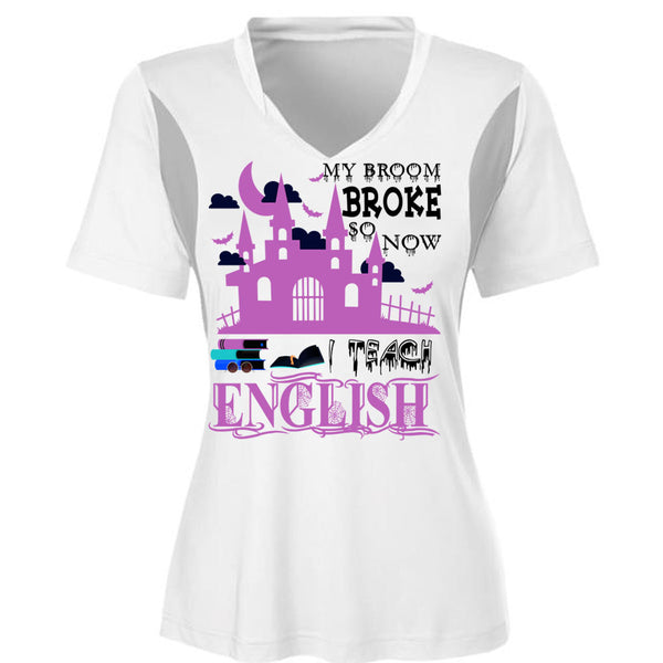 My Broom Broke So Now I Teach English T Shirt, Wait For Halloween T Shirt, Awesome T-Shirts