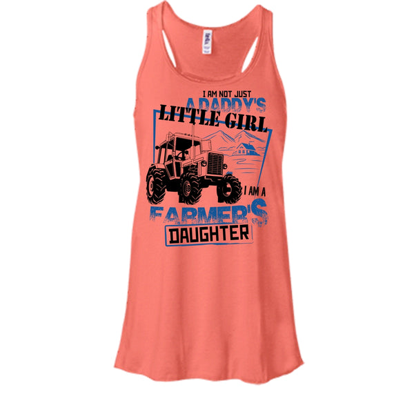 Just A Daddy's Littile Girl T Shirt, Coolest farmer's Girl Tank Top