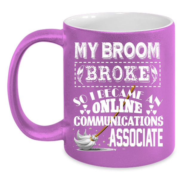 I Became An Online Communications Associate Coffee Mug, Cute Coffee Cup