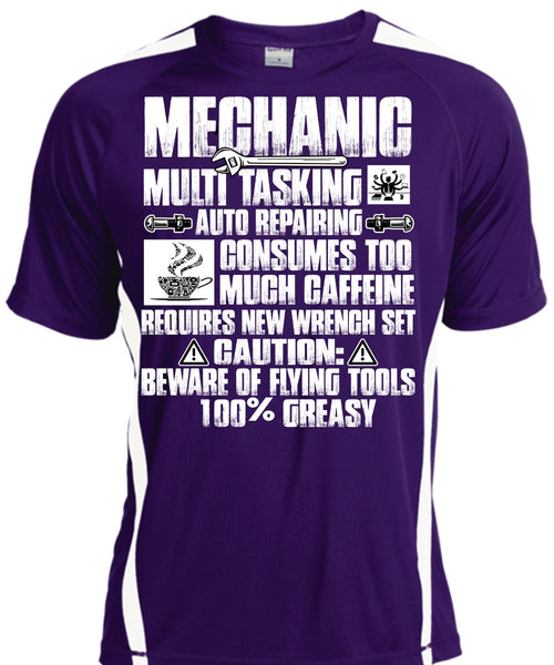 Mechanic Multitasking T Shirt, Much Caffeine T Shirt, Cool Shirt