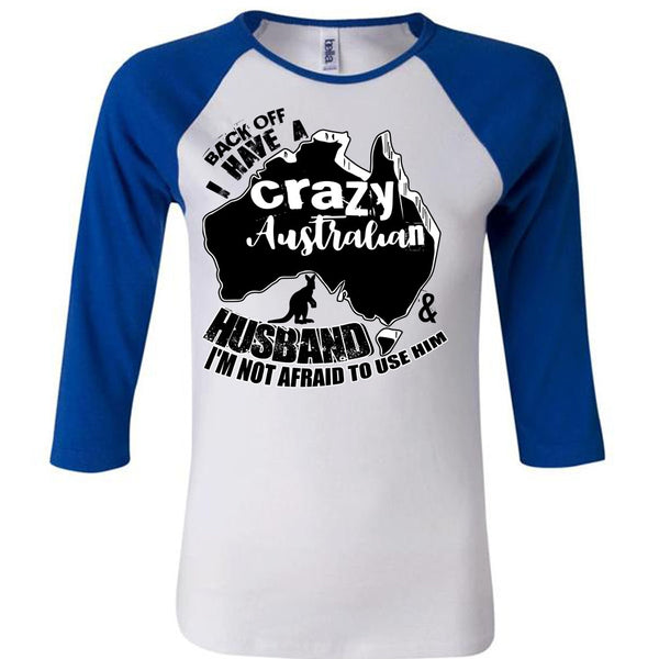 Crazy Australian Husband T Shirt, I Love Husband T Shirt, Awesome T-Shirts