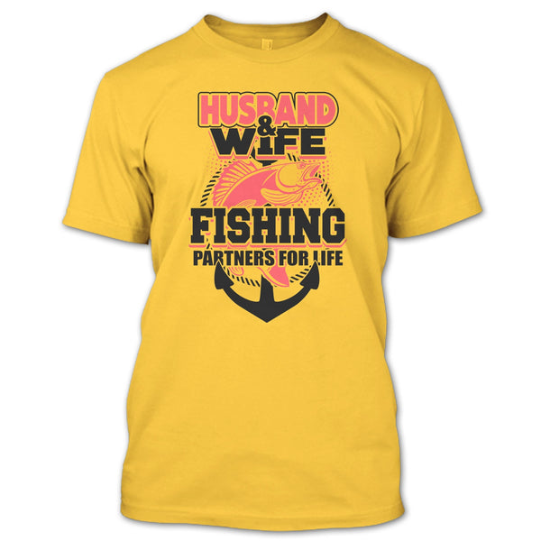 Husband & Wife T Shirt, Coolest Fishing T Shirt