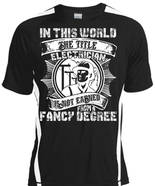 A black t-shirt with the shopify logo