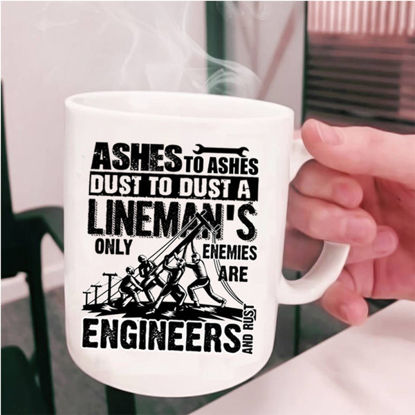 Best Gift For Linemans Coffee Mug, Cool Lineman Cup