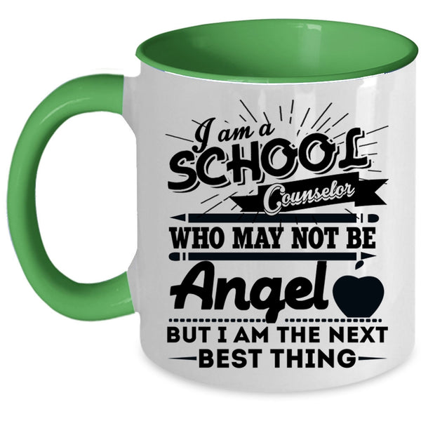 Cool School Counselor Coffee Mug, I Am A School Counselor Accent Mug