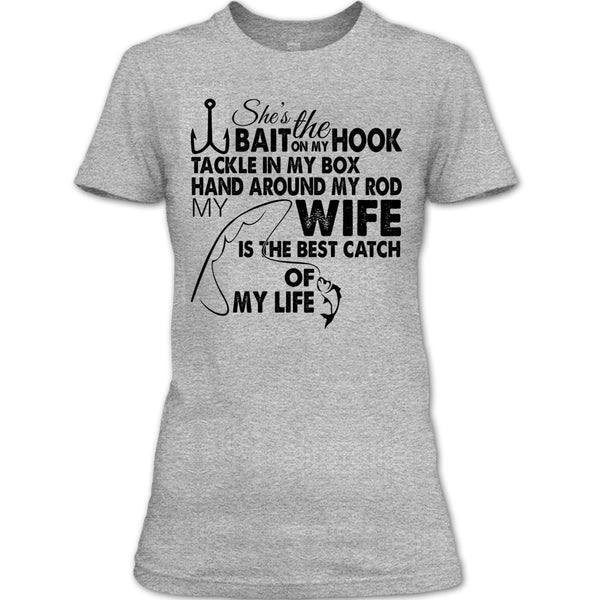 A black t-shirt with the shopify logo