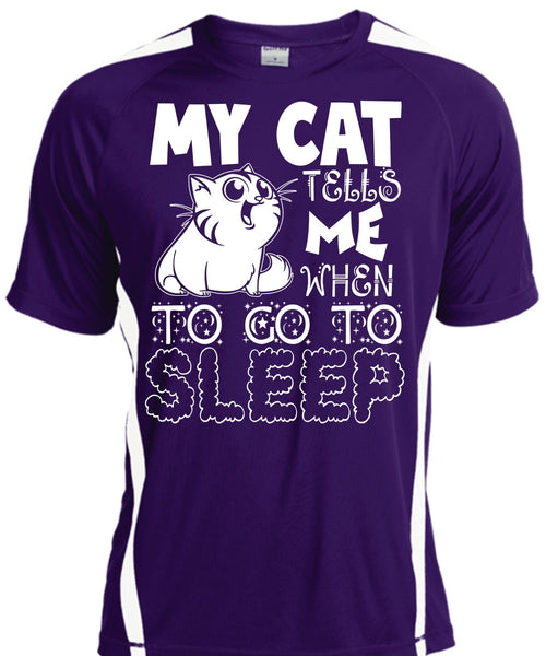 My Cat Tells Me T Shirt, To Go To Sleep T Shirt, Cool Shirt