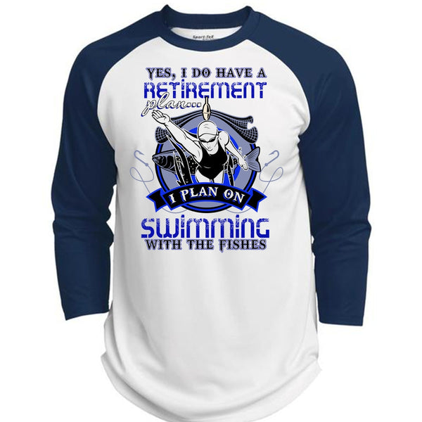 I Plan On Swimming T Shirt, I Love Swimming T Shirt, Awesome T-Shirts  (Polyester Game Baseball Jersey)