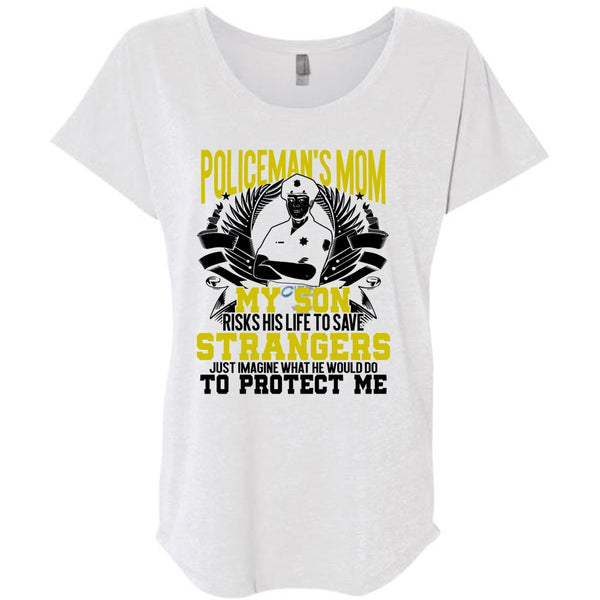 Policeman's Mom T Shirt, Being A Police T Shirt, Awesome T-Shirts