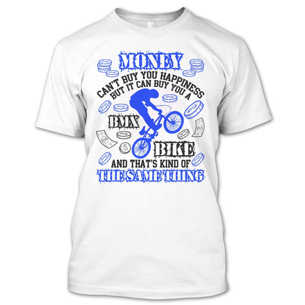 A black t-shirt with the shopify logo