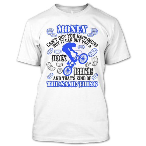 A black t-shirt with the shopify logo