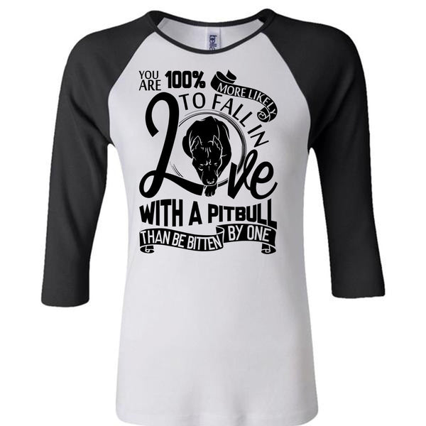 Fall In Love With A Pit Bull T Shirt, I Love Dog T Shirt, Awesome T-Shirts