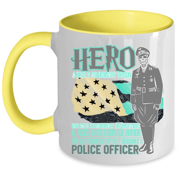 Awesome Gift for Police Officer Coffee Mug, Police Officer Accent Mug