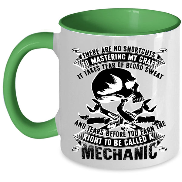 I Raise A Mechanic Coffee Mug, To Be Called A Mechanic Accent Mug