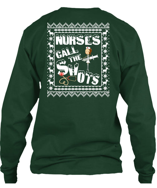 Nurses Call The Shots T Shirt, This Girl Loves Christmas T Shirt
