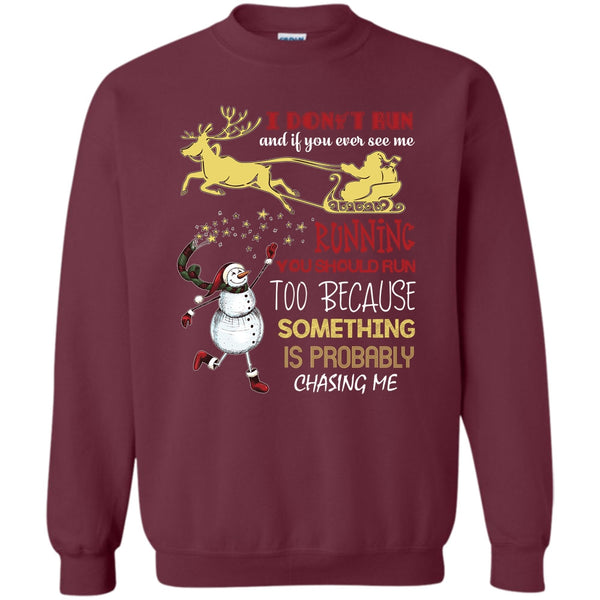 Coolest Merry Christmas Gift T Shirt, I Am A Runner Sweatshirt