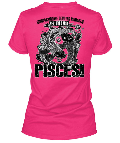 I'm A True Pisces T Shirt, I Love Pisces T Shirt