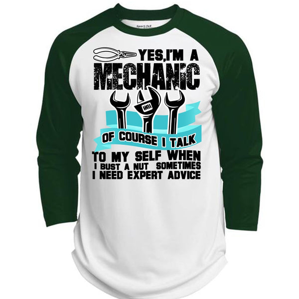 I'm A Mechanic T Shirt, I Need Expert Advice T Shirt, Awesome T-Shirts  (Polyester Game Baseball Jersey)