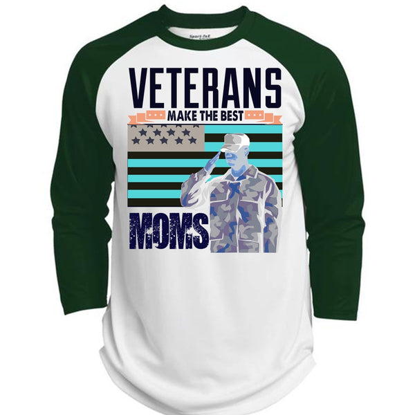 Veterans Make The Best Moms T Shirt, I Love Veteran T Shirt, Awesome T-Shirts  (Polyester Game Baseball Jersey)
