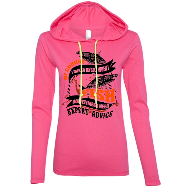 I Talk To Myself When I Fish T Shirt, I Love Fishing T Shirt, Awesome T-Shirts