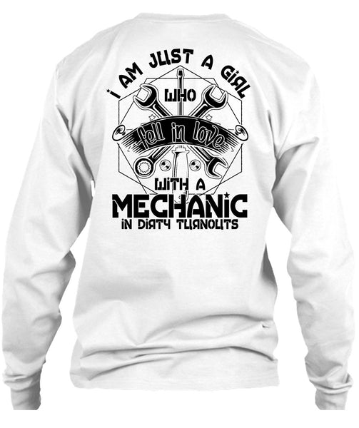 I Am Just A Girl T Shirt, I Love Mechanic T Shirt