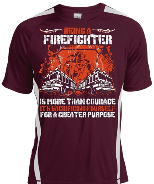 Being A Firefighter T Shirt, It's Sacrificing Yourself T Shirt, Cool Shirt