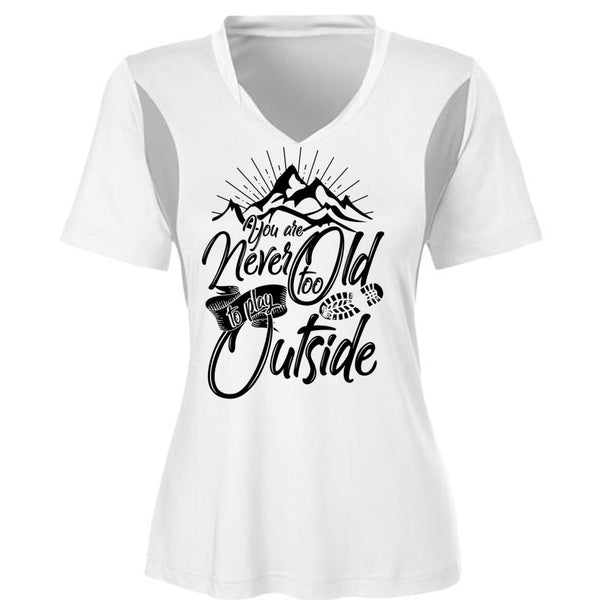 You Are Never Too Old To Play Outside T Shirt, I Love Hiking T Shirt, Awesome T-Shirts