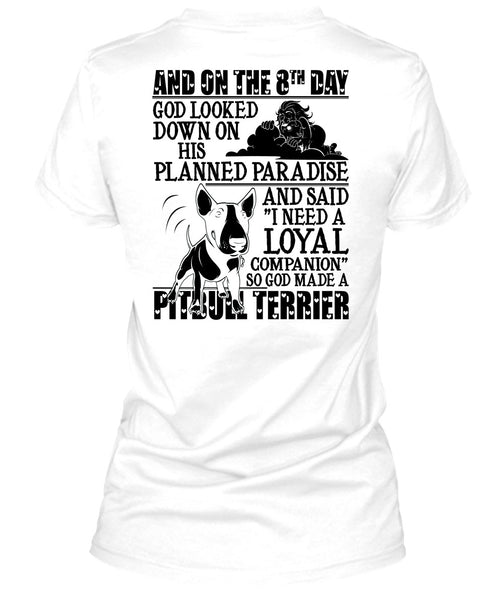 God Made A Pit Bull Terrier T Shirt, I Love Pit Bull T Shirt