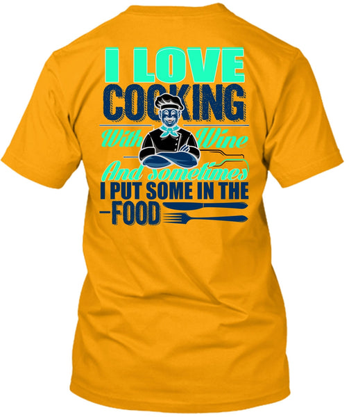 I Love Cooking T Shirt, I Love Chef T Shirt