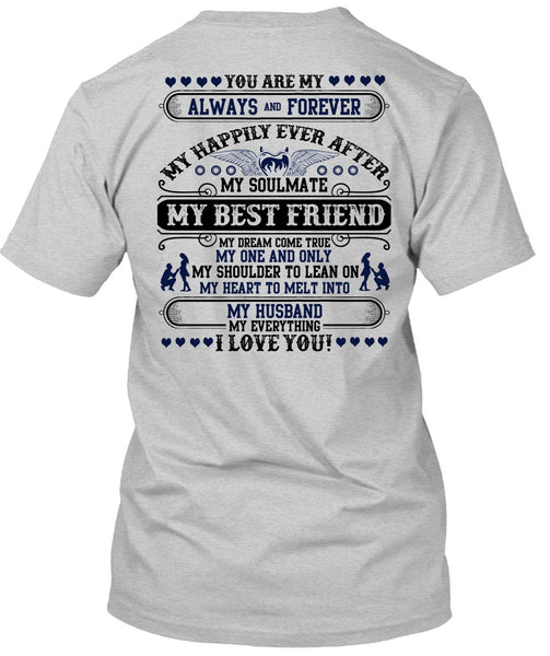 My Husband My Everything T Shirt, Being A Husband T Shirt
