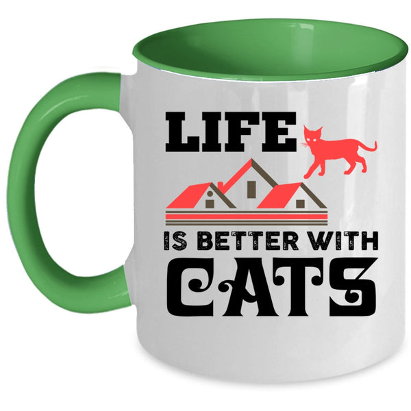 Life Is Better With Cats Cup, Lovely Cats Mug