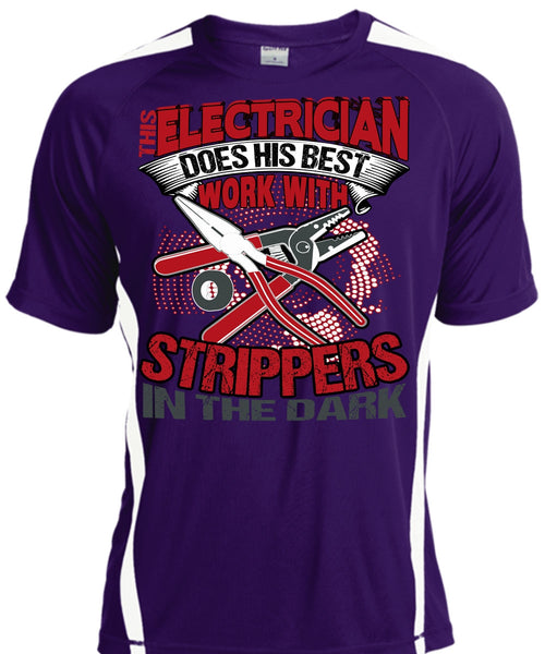 This Electrician Does His Best Work T Shirt, Being An Electrician T Shirt, Cool Shirt