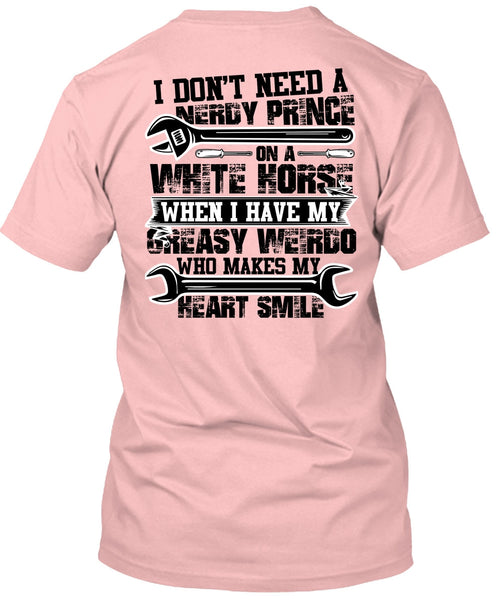 Makes My Heart Smile T Shirt, I Love Mechanic T Shirt