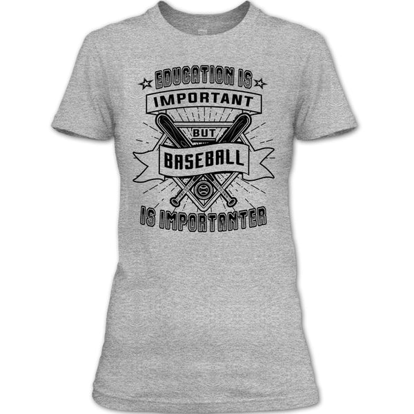 Education Is Important T Shirt, Coolest Baseball Player T Shirt