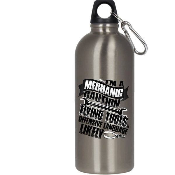 I'm A Mechanic 20 oz Stainless Steel Bottle,Cool Gift For My Dad Outdoor Sports Water Bottle