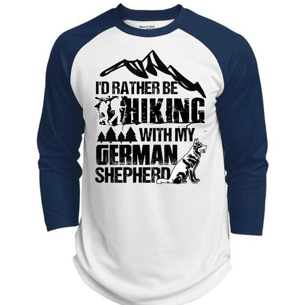 I'd Rather Be Hiking T Shirt, I Love Hiking T Shirt, Awesome T-Shirts  (Polyester Game Baseball Jersey)