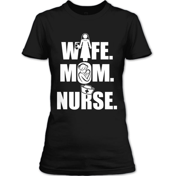 A black t-shirt with the shopify logo