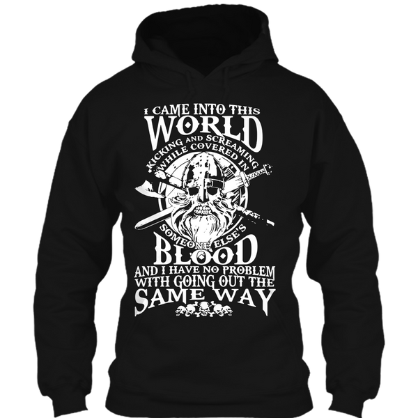 A black t-shirt with the shopify logo