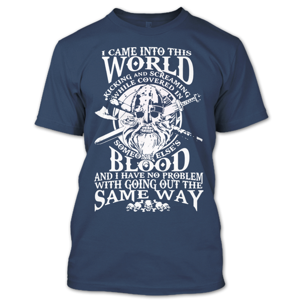 A black t-shirt with the shopify logo