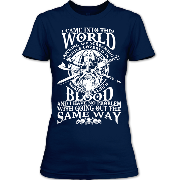 A black t-shirt with the shopify logo