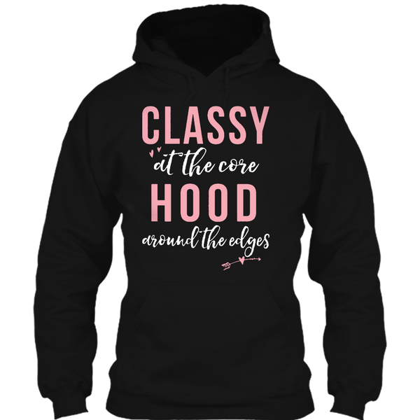 A black t-shirt with the shopify logo