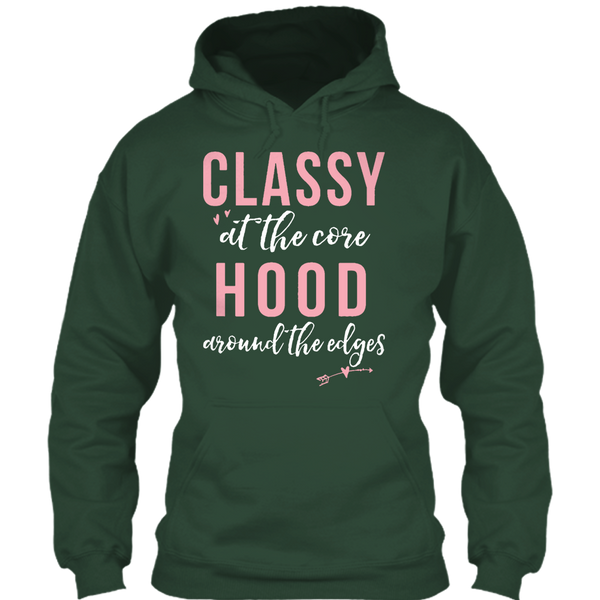 A black t-shirt with the shopify logo