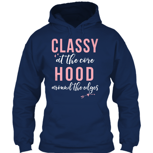 A black t-shirt with the shopify logo