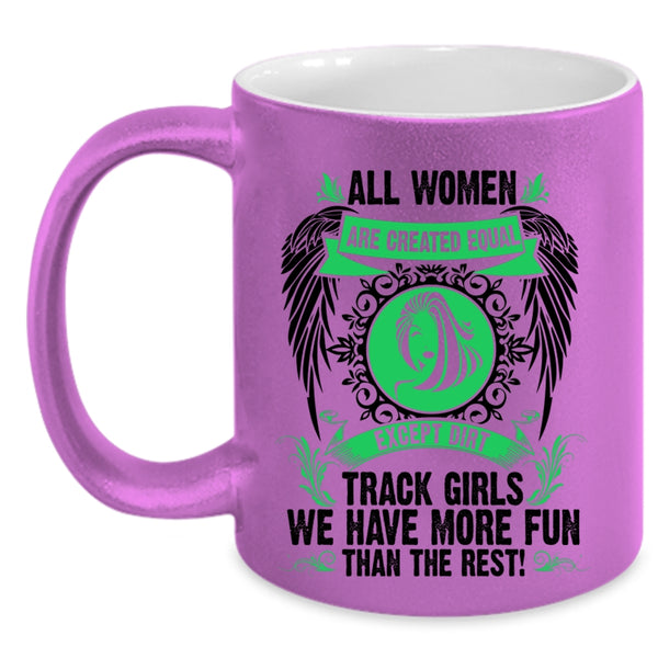 Beautiful Girls Coffee Mug, Dirt Track Girls Accent Mug