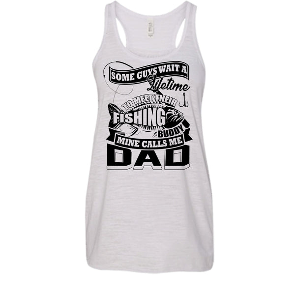 Their Fishing Buddy T Shirt, Coolest Fishing Dad Tank Top